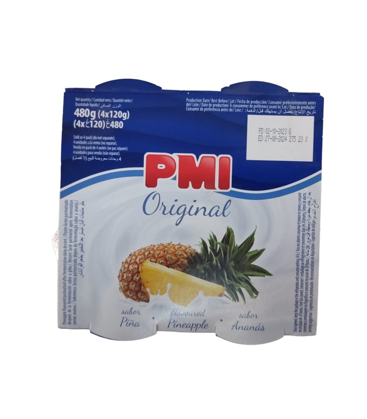 Yogurt PMI Pascual 120 G 4 Unidades